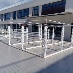 Sistema de Torre Hidropónica Modular Vertical con Estructura de Bambú para Cultivo sin Suelo, Equipo de Agricultura Americana - Product Image 5