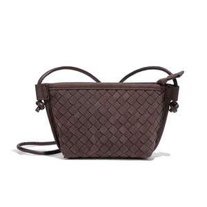 Bolso Bandolera de Hombro Único, Tejido a Mano, Diseño de Nicho, Estilo Retro, Moderno, para Mujer, Otoño - Product Image 6