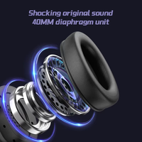 LDON X2 Pro Headset Gaming Dinamis Over-Ear Berkabel Ramah Perjalanan RGB USB 7.1 Suara Mic Aktif Peredam Kebisingan Kabel 2m
