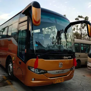 Second Hand Bus Zhongtong Diesel Engine RHD LHD Passenger Transportation Bus 44 Seats Euro 3