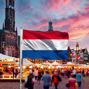 ธงชาติโพลีเอสเตอร์ขนาด 3x5 ฟุต พิมพ์โลโก้ตามสั่ง สำหรับทุกประเทศ ขายดี - Product Image 2