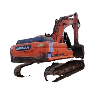 Excavatrice sur chenilles Doosan DX260 d'occasion économique avec moteur Daewoo Doosan d'origine, certifiée CE, pompe hydraulique KYB et brise-roche - Product Image 1