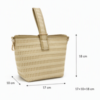 Sac de maquillage en PU à mailles, directement de l'usine, sac de rangement cosmétique texturé personnalisé avec fermeture éclair, organiseur de beauté de voyage pour femmes