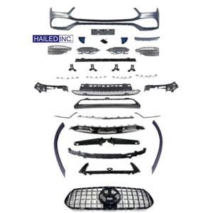 Kit de carrocería de parachoques delantero/trasero cromado de rejilla de fábrica HAILED para mercedes-benz <span class=keywords><strong>GLE</strong></span> clase W167 GLE53 <span class=keywords><strong>45</strong></span> <span class=keywords><strong>Amg</strong></span> 2020 2021 w167 - Product Image 1