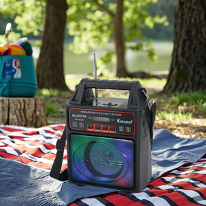 Radio FM Recargable para Exteriores Inalámbrico con Altavoces <span class=keywords><strong>MP3</strong></span>/USB/TF Reproductores de Música Portátiles Inalámbricos de Alta Calidad de Audio - Product Image 6