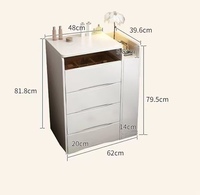 Coiffeuse simple de style minimaliste pour chambre à coucher Table de maquillage minimaliste moderne Table de toilette multifonction