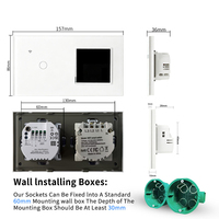 Thermostat intelligent Wi-Fi EU avec commande vocale Alice pour chauffage au sol électrique, vente en gros usine