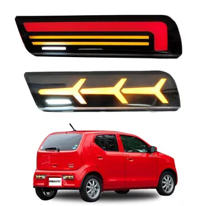 WINAUTO ไฟท้ายรถยนต์ LED,ไฟเบรคไฟเลี้ยวสำหรับ Suzuki Alto 2016-2022