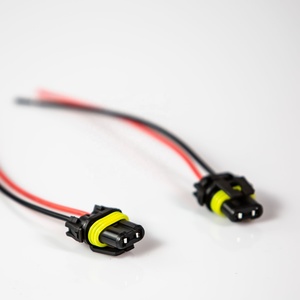 Nhà máy nóng bán xe máy 9005 xe bóng đèn halogen ổ cắm nhựa adapter 12V dẫn bóng đèn Ổ Cắm Chất lượng tốt nhất - Product Image 2