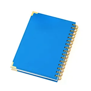 Lederen Omslag Boek Minimalistische Coil Wire Wire Notebook Draft Student Verdikte Hardcover A4 Notebook