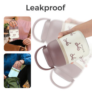 800ml カスタムロゴ入り二重壁ステンレス鋼製真空断熱食品グレードランチサーモスボトル - Product Image 5