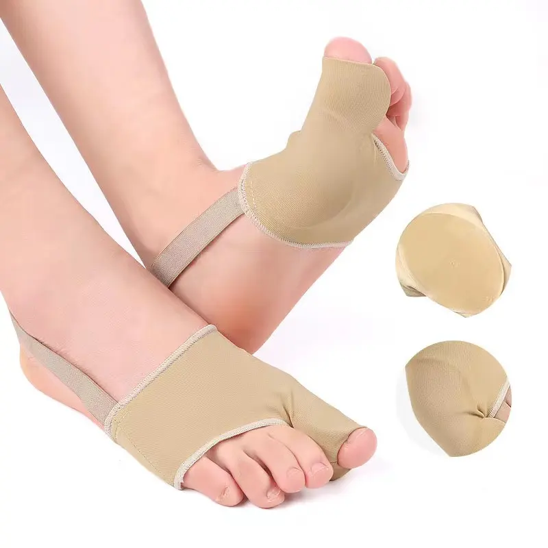 ผลิตภัณฑ์ดูแลเท้า Bunion เจลแยกนิ้วเท้าปรับนิ้วเท้าสีเบจซิลิโคนนิ้วเท้า Corrector Valgus จัดส่งที่รวดเร็ว