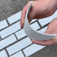 Carreaux de céramique souples MCM pour murs extérieurs, carreaux de mur courbes, briques rouges rétro chinoises, imperméables, ignifuges, antidérapants, pour villa