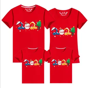 2021, оптовая продажа, Рождественская футболка, одежда для всей семьи, Одинаковая одежда, футболки для мамы и дочки, папы и сына