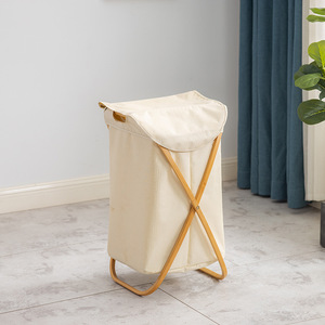 Cesta de almacenamiento de tela rectangular plegable personalizada al por mayor para el comercio exterior de <span class=keywords><strong>Amazon</strong></span> para <span class=keywords><strong>ropa</strong></span> <span class=keywords><strong>sucia</strong></span> en el baño o la lavandería - Product Image 3