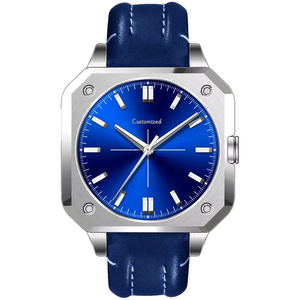 Reloj de Cuarzo Cuadrado Simple de Acero Inoxidable de Moda Casual para Hombre OEM - Product Image 5