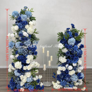 DKB - Juego de Decoración de Flores Artificiales Premium para Bodas, con Rosas Blancas y Rosas, Tamaños Personalizables para Bodas al Aire Libre - Product Image 2