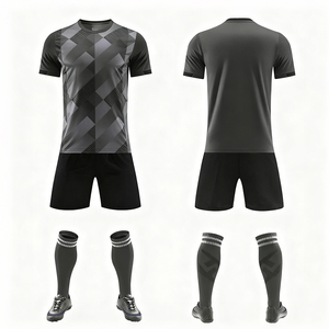 Grosir Jersey Tim Sepak Bola Berkualitas Tinggi 2026 Seragam Sepak Bola Retro Lengan Pendek Stretch Cepat Kering Bernapas Unisex - Product Image 2