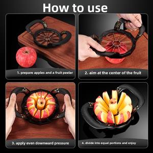 Wholesale Dachiqi Manual Cutting Zinc <b>Kitchen</b> Tool Fruit Slicer Portable Divider Pitted Core Remover - Product Image 6