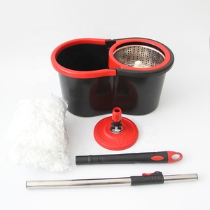 Imaxx Chất Lượng Cao Nhựa 360 Ma Thuật Xoay Lau Tự Động Có Thể Gập Lại Xử Lý Với Có Thể Thay Thế Đầu Nhựa Giỏ 2Kg Trọng Lượng - Product Image 1