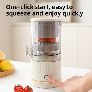 Exprimidor Portátil Doméstico, Separador de Pulpa y Prensado <span class=keywords><strong>en</strong></span> Frío, Exprimidor Lento USB Recargable, Mini Exprimidor Eléctrico Pequeño para Frutas y Verduras - Product Image 4