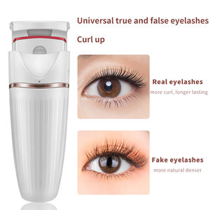 Eyelashes Eyelash Curler <b>Heated</b> with Silicone Refill <b>Pad</b> Curling Tool for Women Long Lasting Naturally - Product Image 3