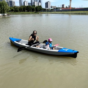 50% Discount Professional Manufacturer OEM ODM Sea Fishing Kayak 2 Person Canoe/kayak for Sale GT339 Double Fishing Kayak <b>Inflat</b> - Product Image 5