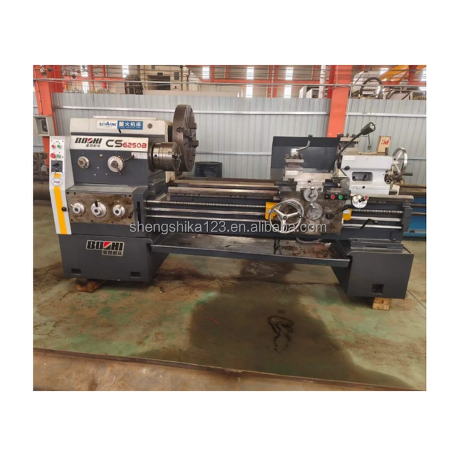 BAOJI BOCHI CS6250B 1500mm Gap Beb Manual Lathe Machine Heavy Duty Mechanical Metal Machine Tools With 82mm Spindle Bore