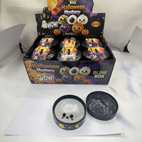 Jouet anti-stress en caoutchouc en forme de citrouille et de crâne d'Halloween, modèle 'Steamed Bun', pour le marché international, vente en gros directe usine, en stock