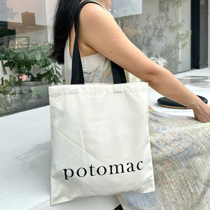 Wholesale Custom Logo Printed Eco Recyclable Reusable Plain Blank Calico Organic Cotton Canvas <b>Shopping</b> <b>Tote</b> <b>Bag</b> - Product Image 5
