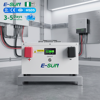 Stok Tersedia 2.5kwh 5kwh 7.2kwh 25.6V Paket Baterai Lithium Iron Phosphate dengan Komunikasi RS485/CAN Baterai LiFePO4 12V 280ah