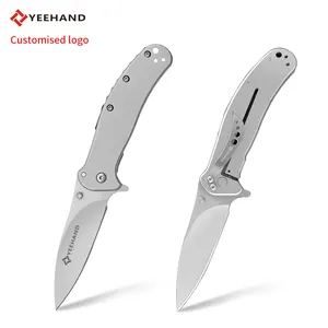 Best selling 420 steel blade camping hunting knife foldable knife pocket tactical folding knife