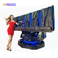 Produit de divertissement de parc d'attractions d'intérieur 9D VR parc d'attractions électronique ride vr simulateur de vol