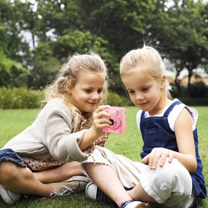 Pink Kids Instant <b>Print</b> <b>Camera</b> with 16X Zoom and Built-in Printer for 3-6 Years Old Children Educational Toy - Product Image 3