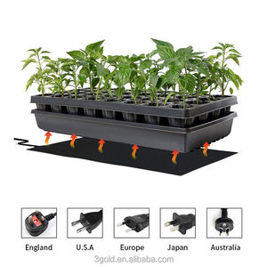 Dual Display New Arrival 19.6 "X 10.3" Vierkante Waterdichte Zaadkieming Warm Tuinieren Hydrocultuur Mat Met Eu Uk Plug - Product Image 6