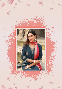 ARTRIDDHS, venta al por mayor, conjunto de Kurti formal indio y pakistaní con pantalón y Dupatta hecho a mano en la India - Product Image 3