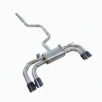 Kit de Escape Catback Premium OEM para Audi A3 8Y 2.0T (2021-2024), Tubo de Silenciador de Alto Rendimiento en Acero Inoxidable SS304, para Mejora de Sonido y Tuning