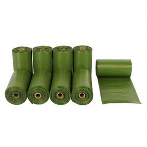 Custom Eco-Friendly Waterproof Biodegradable and <b>Compostable</b> Dog Poop Bags 8 Rolls - Product Image 4