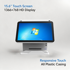 เครื่องบันทึกเงินสด POS อัจฉริยะแบบตั้งโต๊ะ จอคู่ขนาด 15.6 นิ้ว ระบบสมาร์ททันสมัยสำหรับร้านค้า - Product Image 1