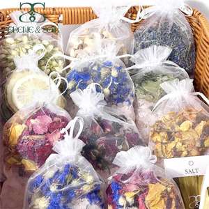 Sales <span class=keywords><strong>de</strong></span> Baño Exfoliantes <span class=keywords><strong>de</strong></span> Lavanda Natural del Himalaya <span class=keywords><strong>de</strong></span> Lujo, Marca S&Soak, Fabricación por Contrato (EM/ODM), Venta al por Mayor, con Flores Decorativas - Product Image 6