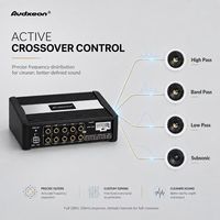 Amplificador DSP para Auto Clase D de 4 Entradas y 8 Salidas con Salida RCA de 8 Canales y Ecualizador de 31 Bandas, Amplificador de Audio para Auto, Procesador DSP