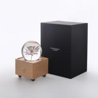 Lovebay Festival cadeaux fleur séchée naturelle vraies fleurs boule de cristal lumière LED haut-parleur puissance Rechargeable pour la décoration de la chambre