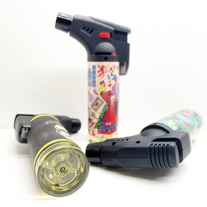 Venda quente de fábrica preço de atacado tocha isqueiro butano turbo chama churrasco ao ar livre isqueiro à prova de vento - Product Image 5