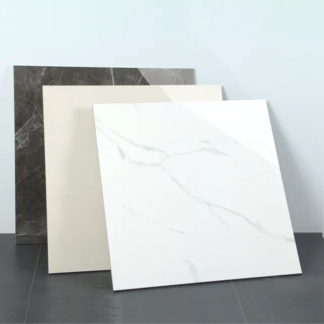 Torch wholesale polished glazed porcelain floor tile manufacture 60x60 marble white black wall tiles price living room tile