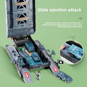Cross-border New Storage Military Tank <b>Model</b> 1:5 Scale Plastic Children with Sound Light Story Multi-function <b>Toy</b> <b>Car</b> Hot Sale - Product Image 2
