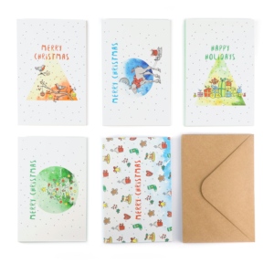 Hộp thiệp Giáng sinh, thiệp chúc mừng ngày lễ, hộp đựng thiệp chúc mừng cho bữa tiệc Giáng sinh - Product Image 3