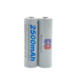 XHAA2500 Factory Price Manufacturer Supplier 8.4v 3.6v Ni-mh Aa 2500mah Rechargeable Battery