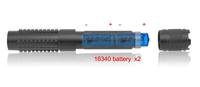 Pointeur laser bleu longue portée 3000 mètres, stylo haute puissance, jouet pour chat, charge USB, corps en aluminium, pile AA
