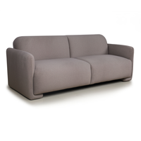 Canapé-lit convertible 2 places en tissu taupe foncé, pliable, pour salon, appartement, chambre d'amis, meubles de maison
