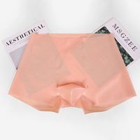 Boxer élastique en caoutchouc translucide pour hommes Short tridimensionnel concave-convexe